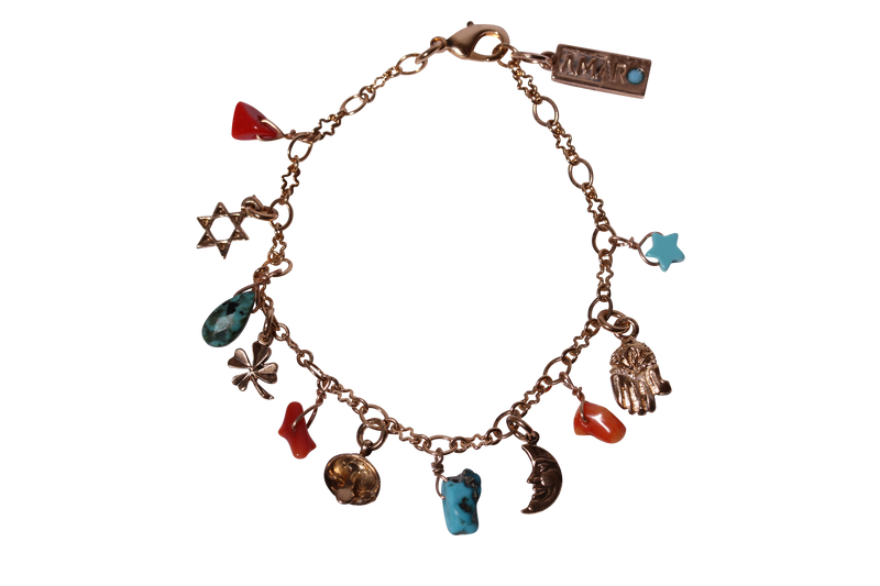 Isis delicate lucky charms bracelet
