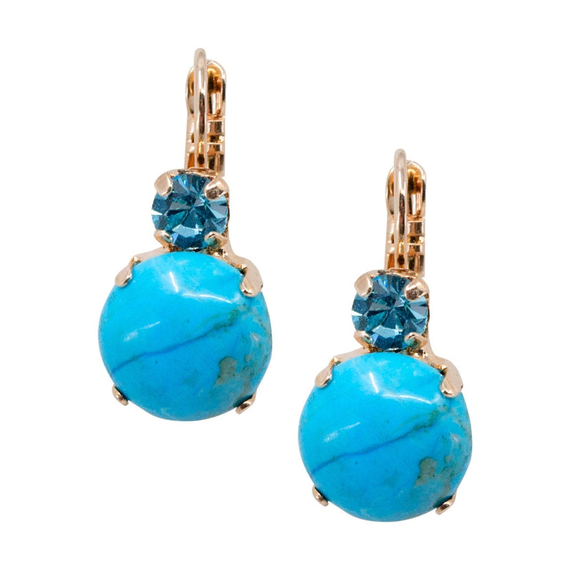 Classic turquoise earrings