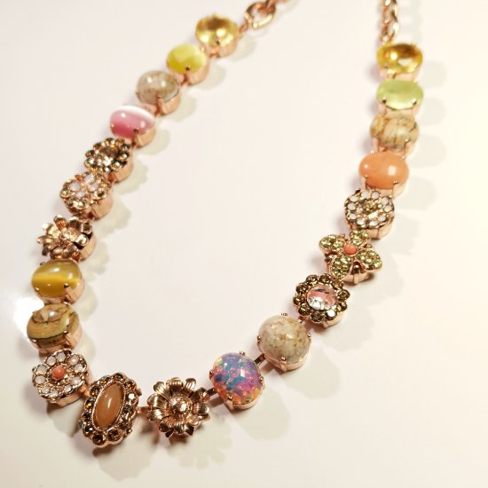 Pink Yellow Necklace
