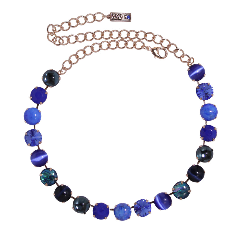 Classic blue necklace