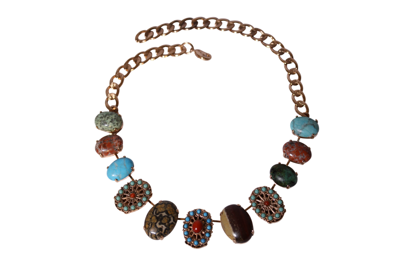 Isis oval necklace