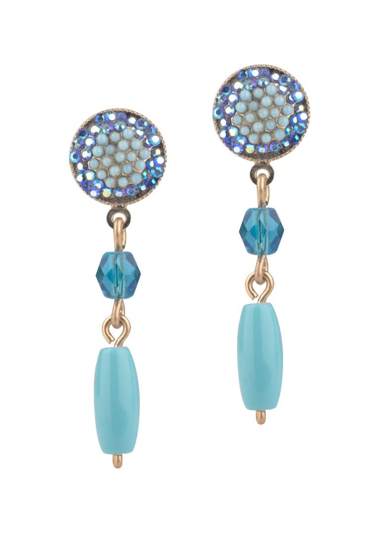 Elegant and delicate turqoise earrings