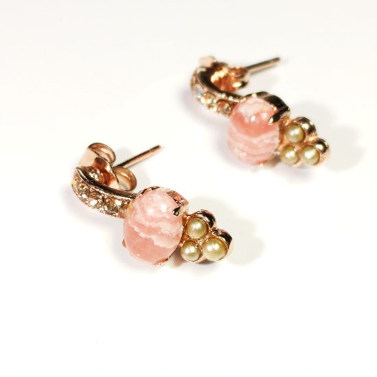 Pink Yellow earrings