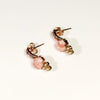 Pink Yellow earrings