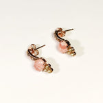 Pink Yellow earrings