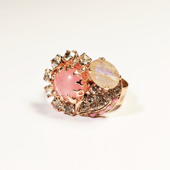 Pink Yellow ring