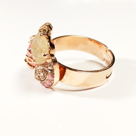 Pink Yellow ring