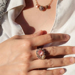 Pink Yellow ring